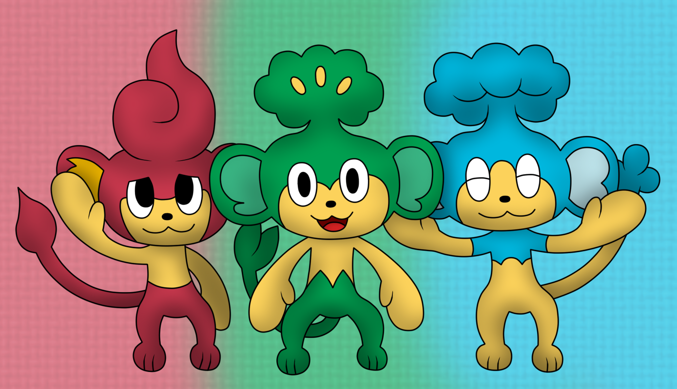 Pansear Pansage And Panpour By Hebi95 On DeviantArt pansear-pansage-and-panpour-by-hebi95-on-deviantart