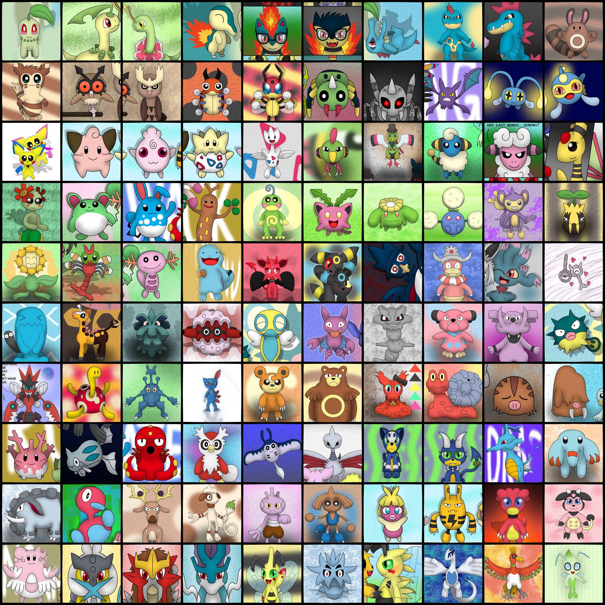 Pokemon Gen 2 favorties by TheforgottenSiren on DeviantArt