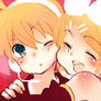 Rin and Len - Hug