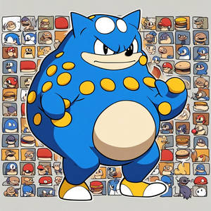 Sanic, Meme, Fat