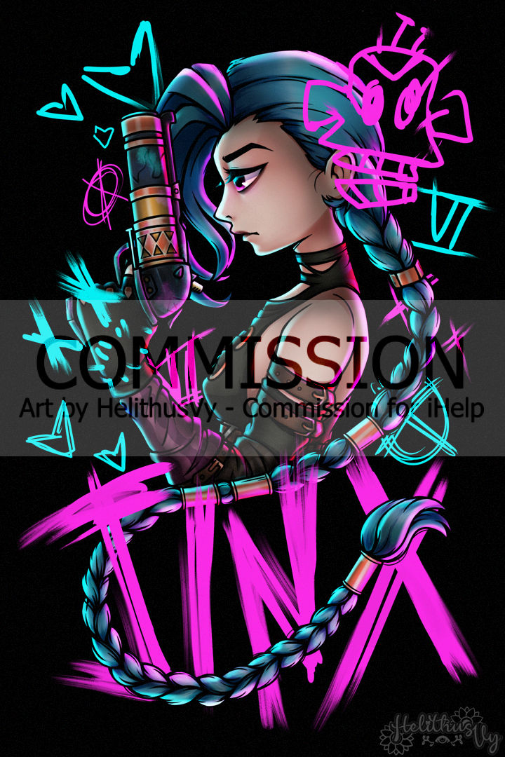 Jinx Color Coding Jinx Commission by HelithusVy on DeviantArt
