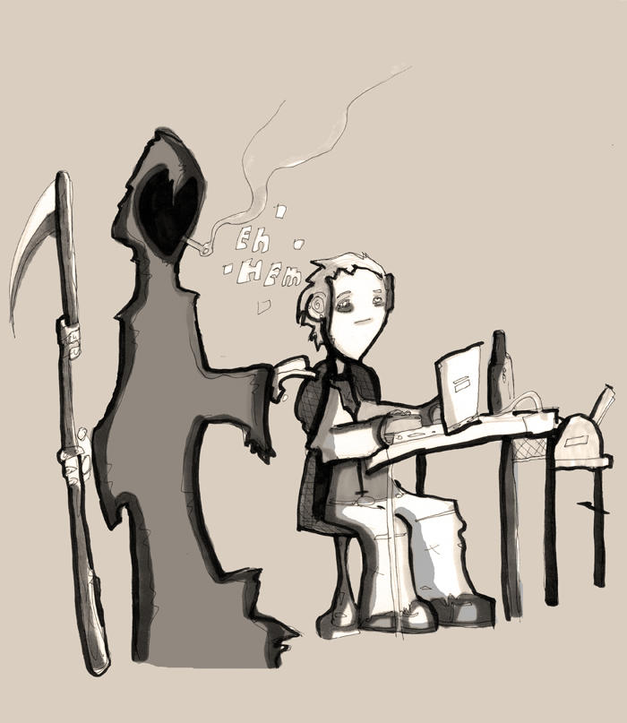 death and computer by atticus-sean on DeviantArt