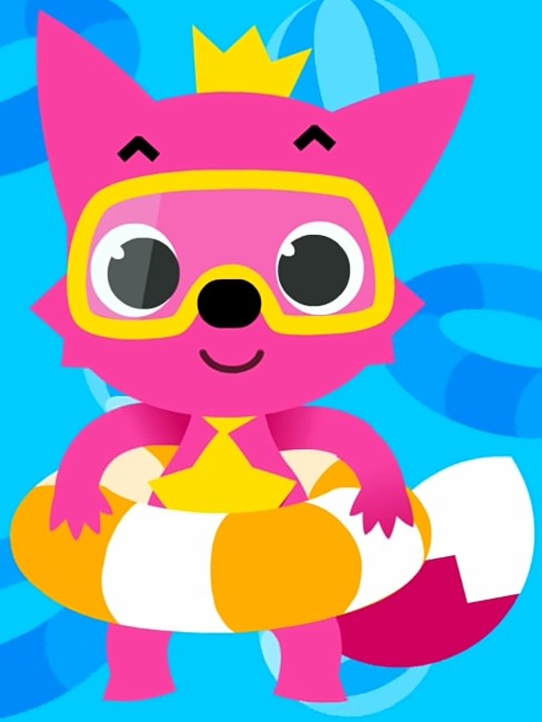 pinkfong geting ready to go swimming by Haydenfong on DeviantArt