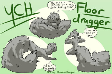 Floor Dragger Tail YCH Auction CLOSED