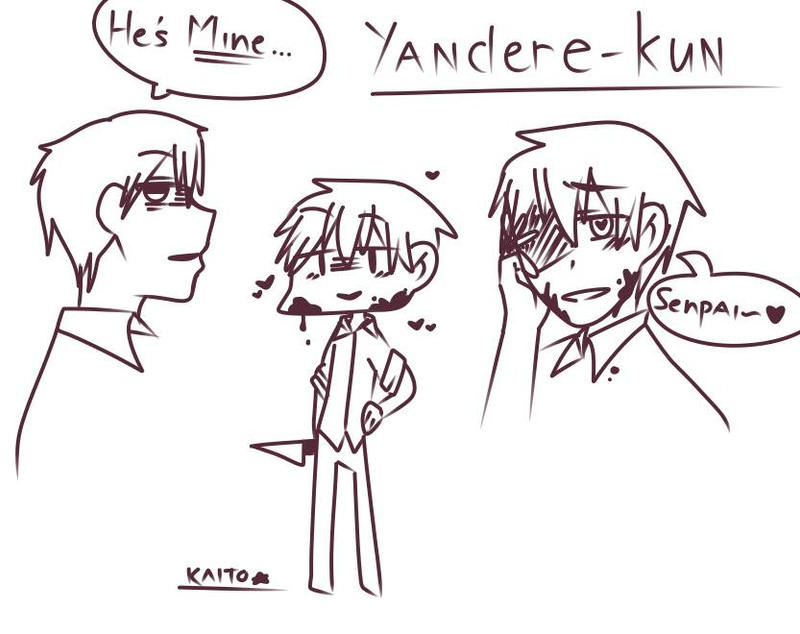 Yandere-Kun ( FanArt? ) by KaitoDaWaterMelon on DeviantArt