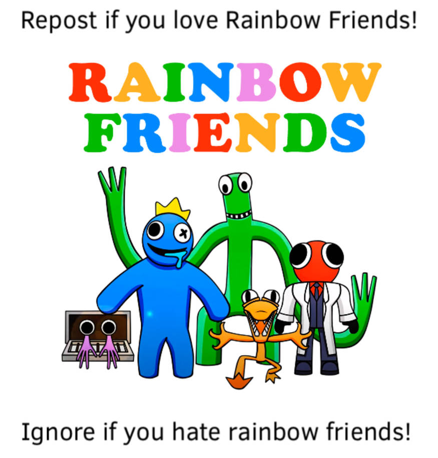 Rainbow friends 3 friend most wanted by TLKfan2008 on DeviantArt