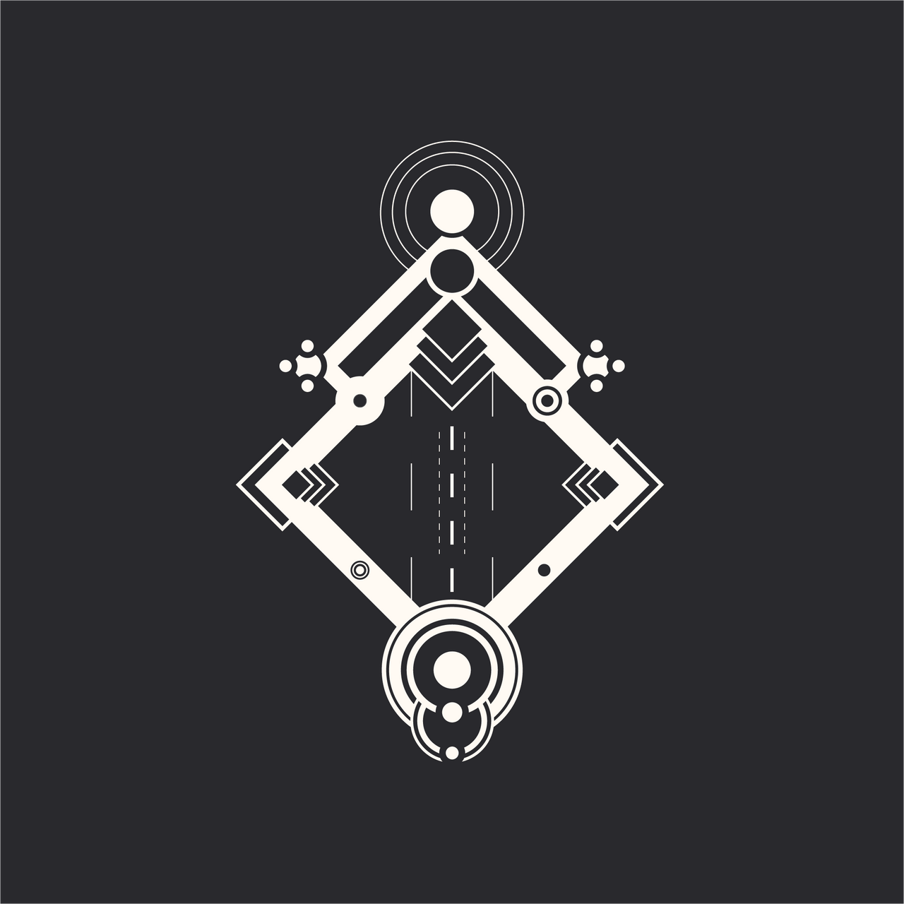 Geometric cyberpunk symbol by Teetotumart on DeviantArt