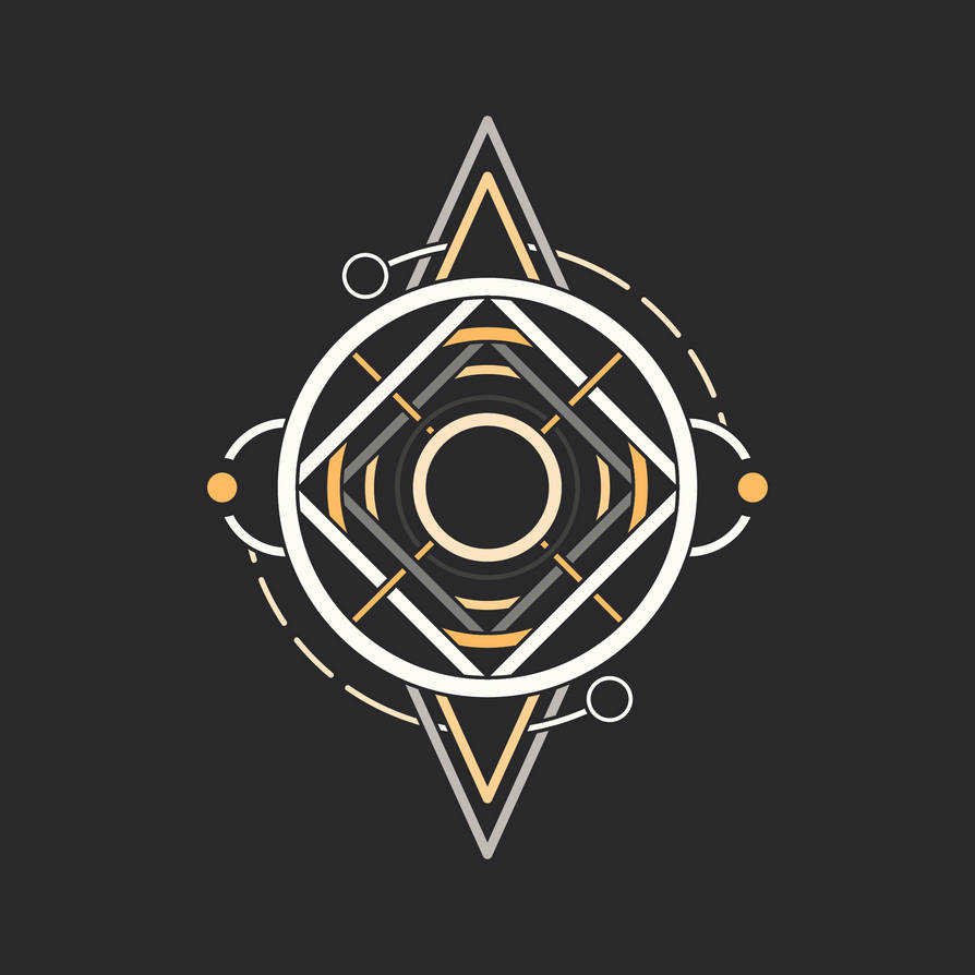 Geometric compass by Teetotumart on DeviantArt