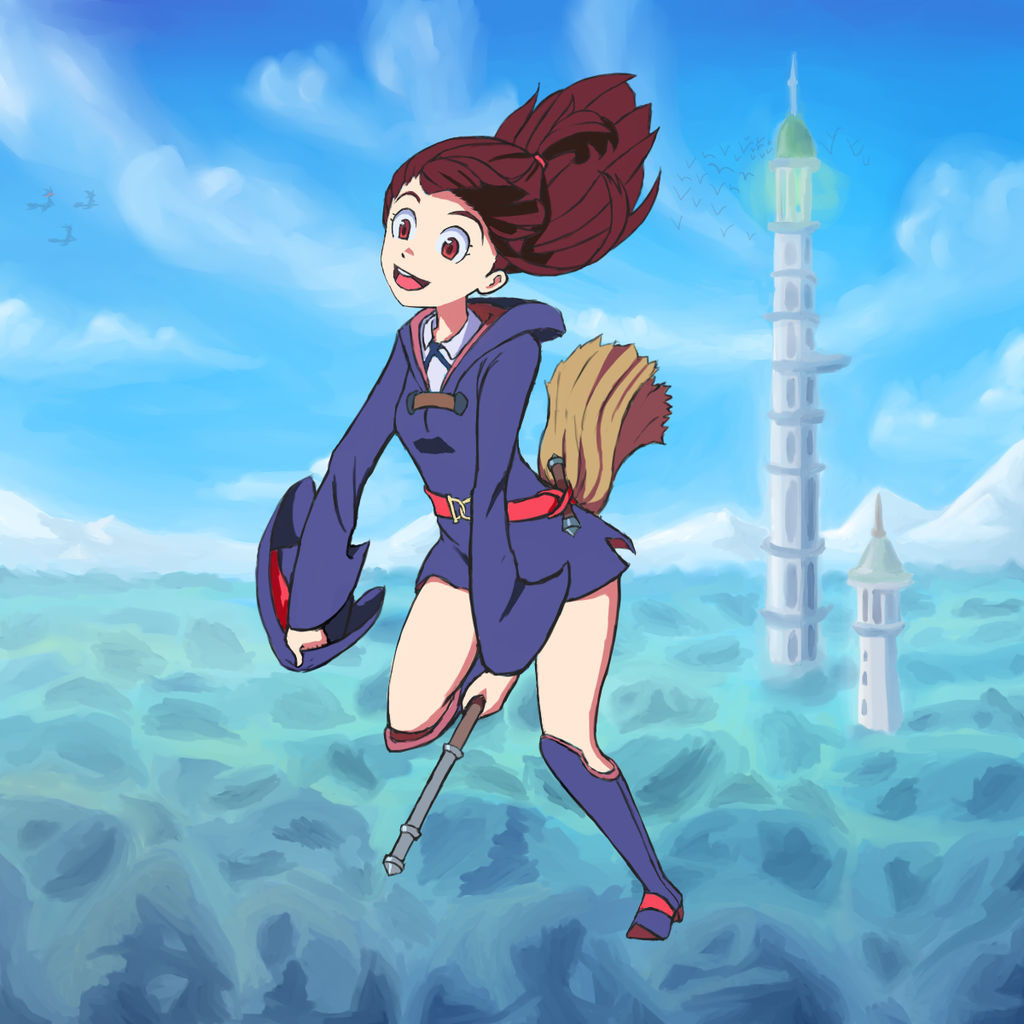 little witch Academia Akko by GenericAnime on DeviantArt
