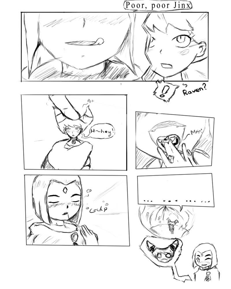 Raven x Jinx vore commission by teniko on DeviantArt