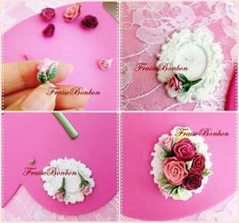 Rococo Roses Broach - steps part#2 by Fraise-Bonbon