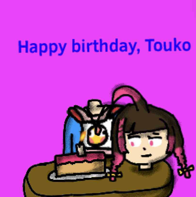 Happy birthday to touko (fan art)