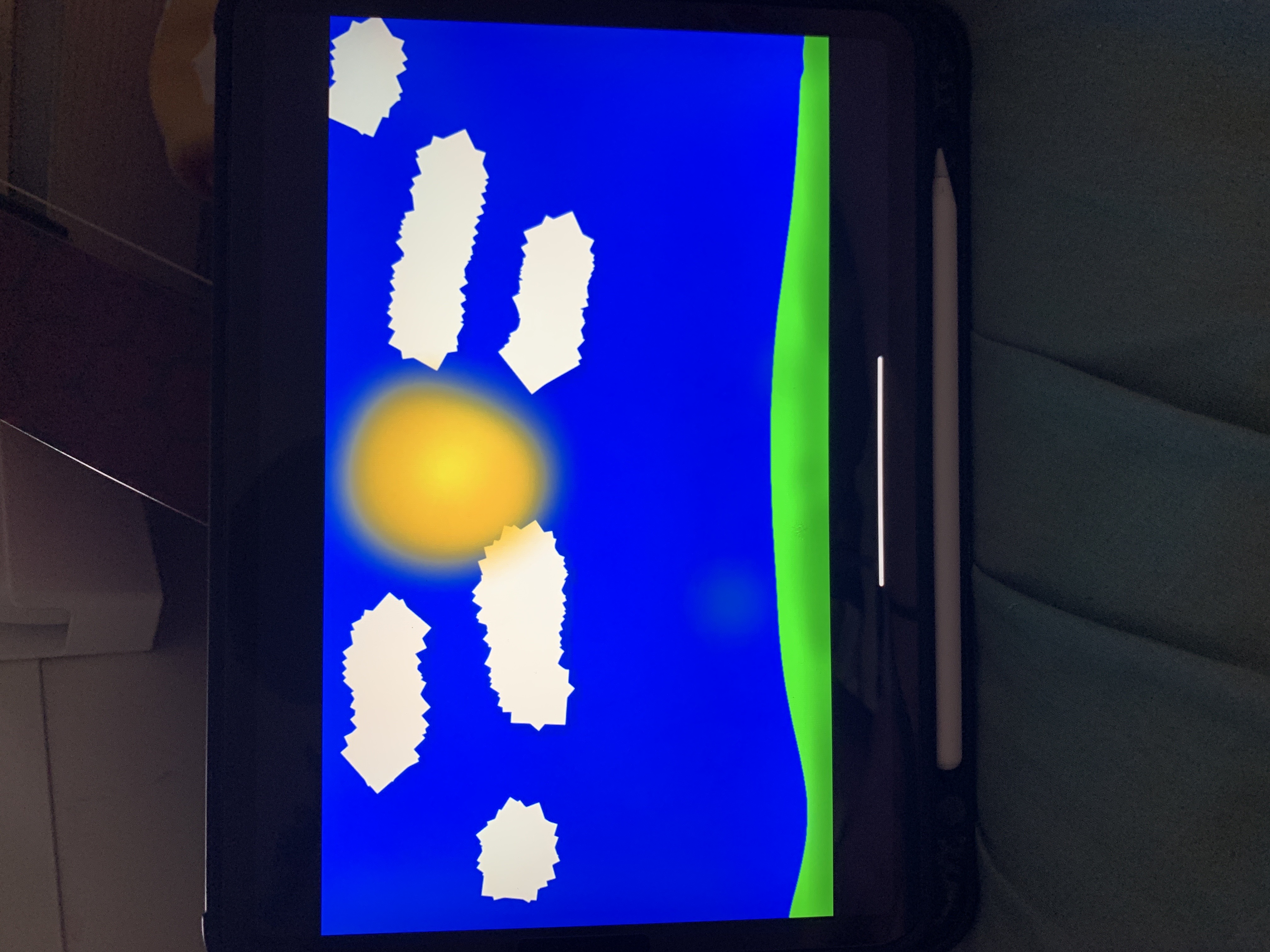 Background art style test