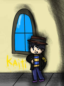 Kaiti in a new outfit
