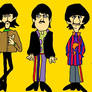 The Beatles cartoon but in the YS outfits