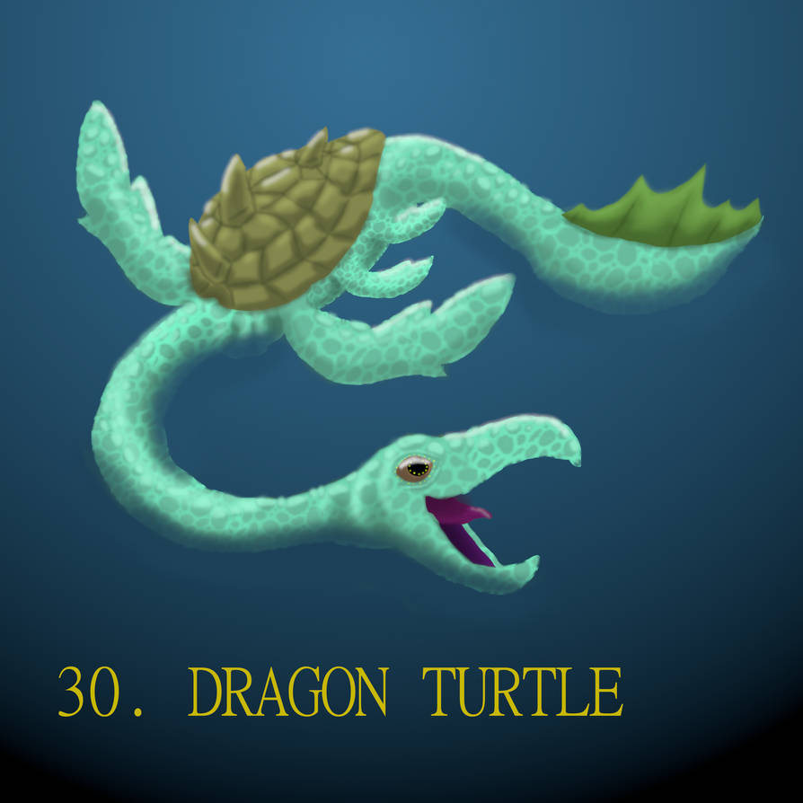 30 Dragon Turtle by FernandoLR on DeviantArt