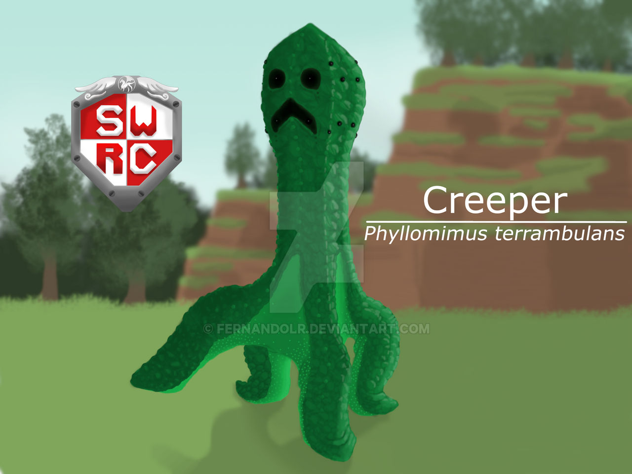 I drew a reimagined creeper : r/Minecraft