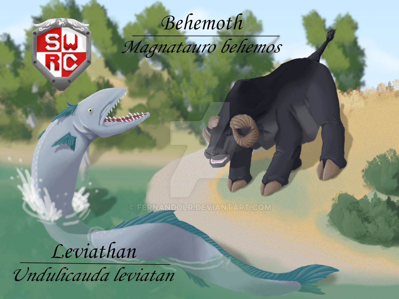The Behemoth and the Leviathan Reimagined! by FernandoLR on DeviantArt