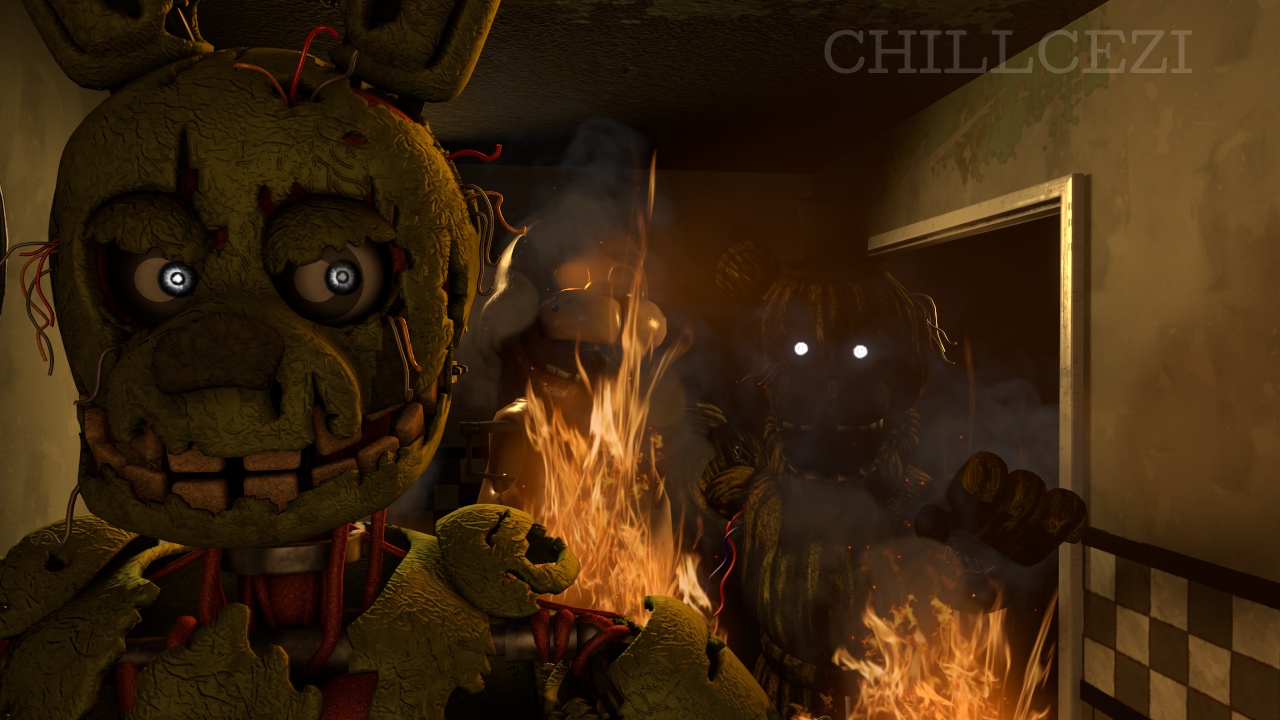 Spring Trap Chan SpringTrap Render by ChillCezi on DeviantArt