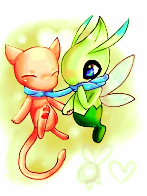 mew and celebi