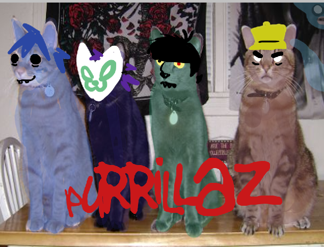 GORILLAZ - Purrilaz