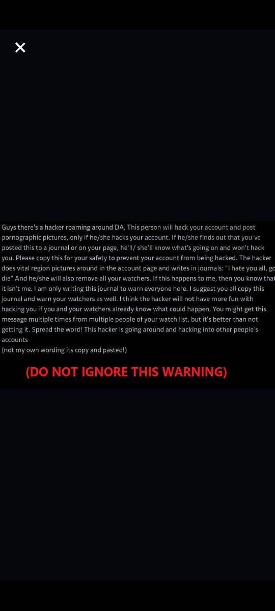 Warning Hacker by jeanninefrancine on DeviantArt