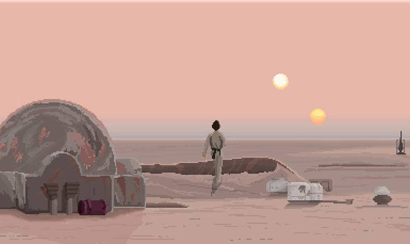 Pixeltober day 23. A New Hope.