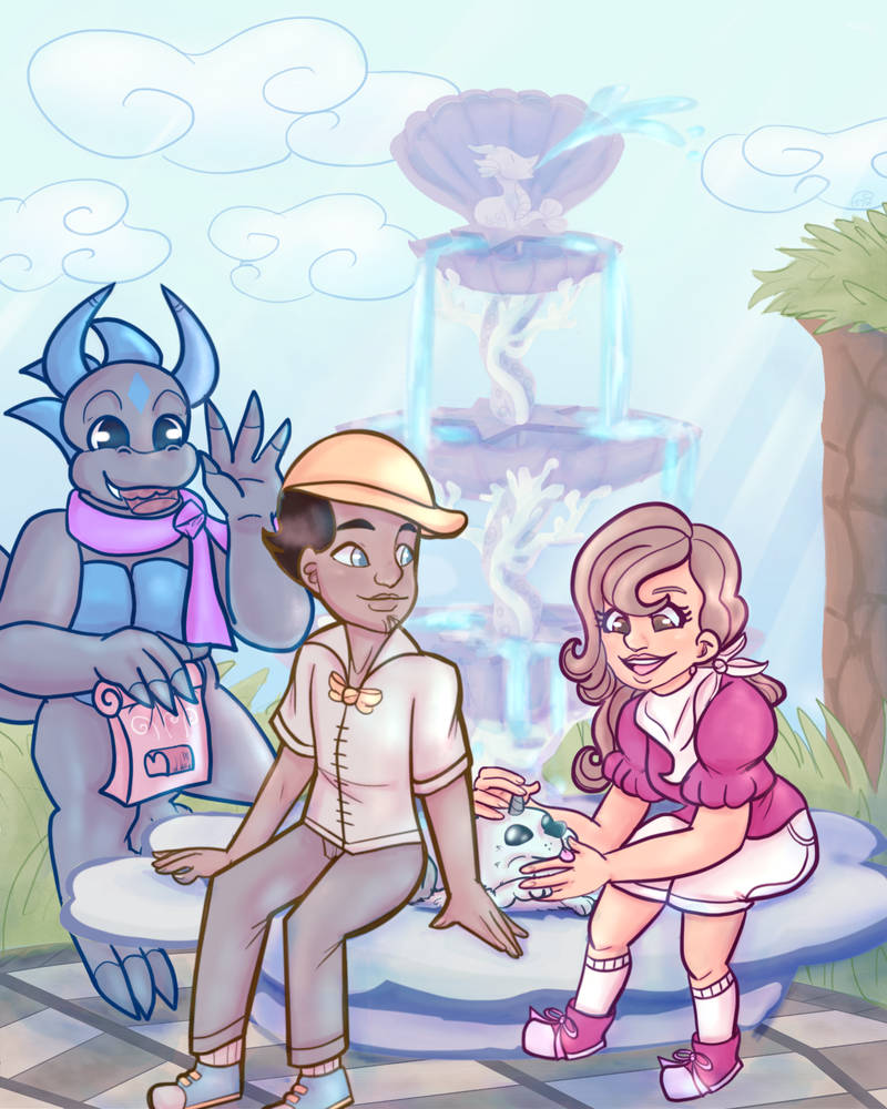 At The Fountain (Commission)