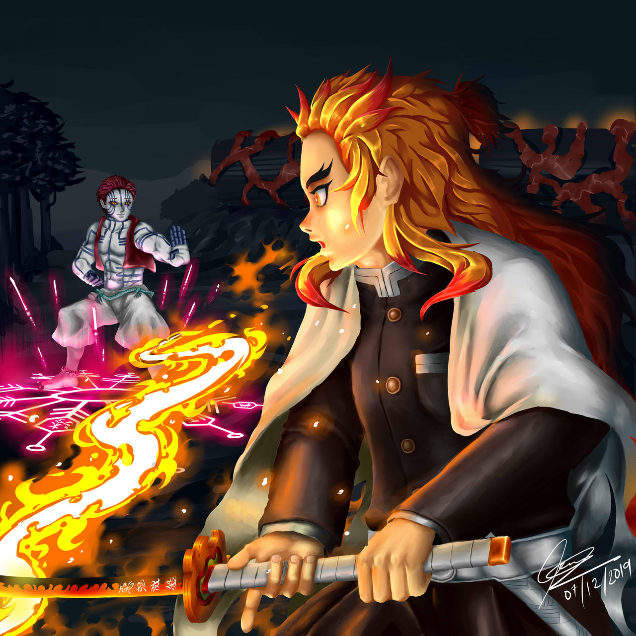 Flame Pillar- Rengoku Kyojuro : r/DemonSlayerAnime