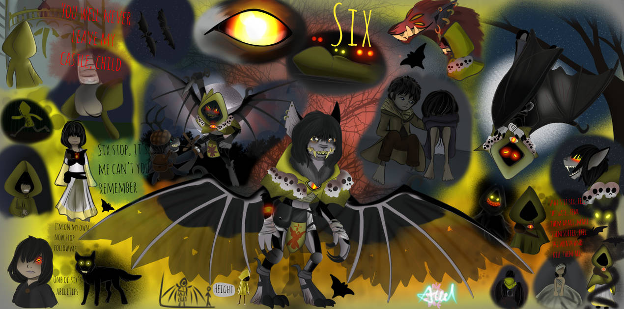 Redraw Six vampire form by Arielskylanddefender on DeviantArt
