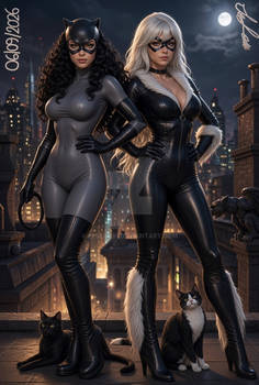 Catwoman y Black Cat
