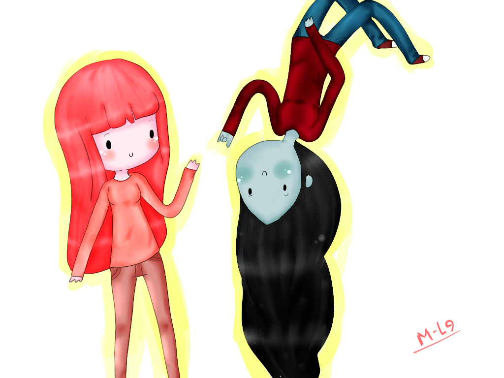 Marceline and Princess bubblegum