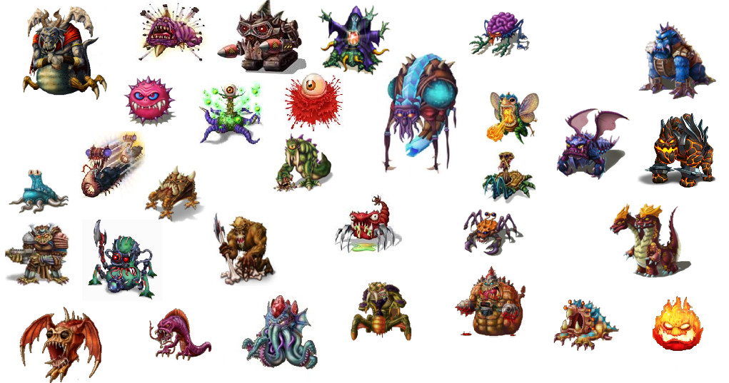 Monsters Of Backyard Monsters By Wario97 On Deviantart