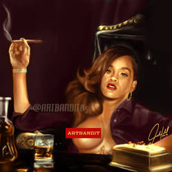 Rihanna as Scarface