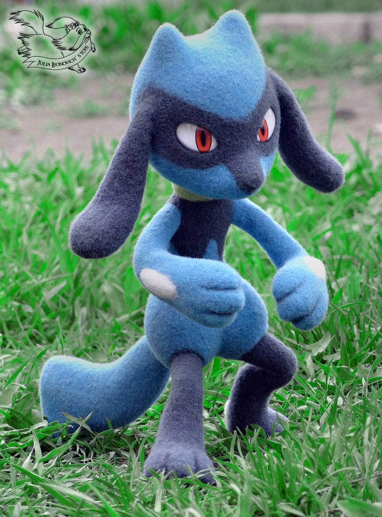 Needle Felted Riolu by YuliaLeonovich on DeviantArt