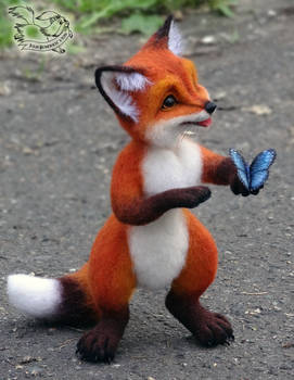 Needle Felted Fox