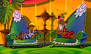 Charlie and Itchy as Charlene and Chi-Chi