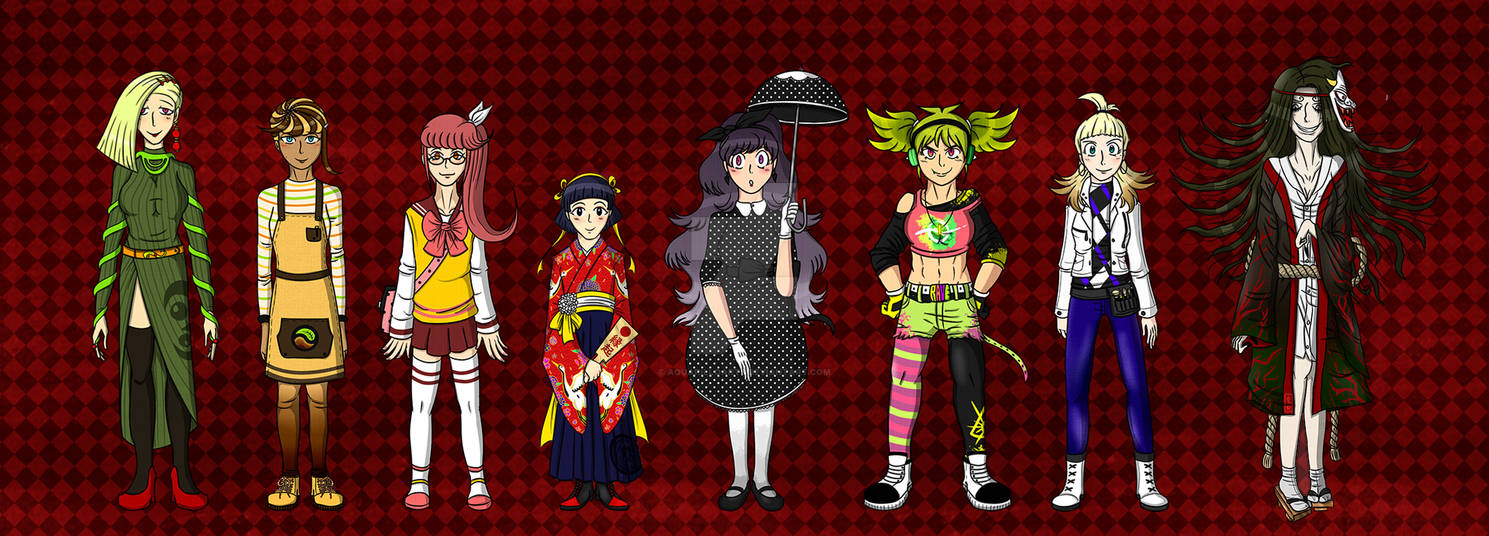 The Girls of Danganronpa The Wolf's Game by AquarilloArts on DeviantArt