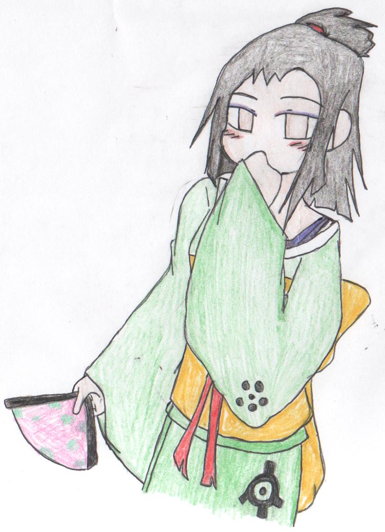 Yumi in a kimono