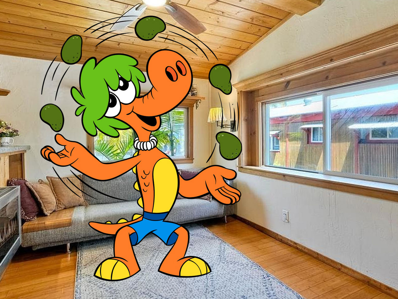 Tangy Bodangy in His House
