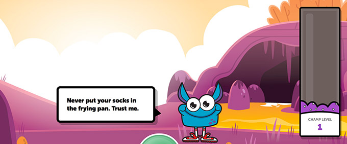 GoNoodle Freckles Sinclair Home Screen