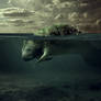 Manatee Underwater
