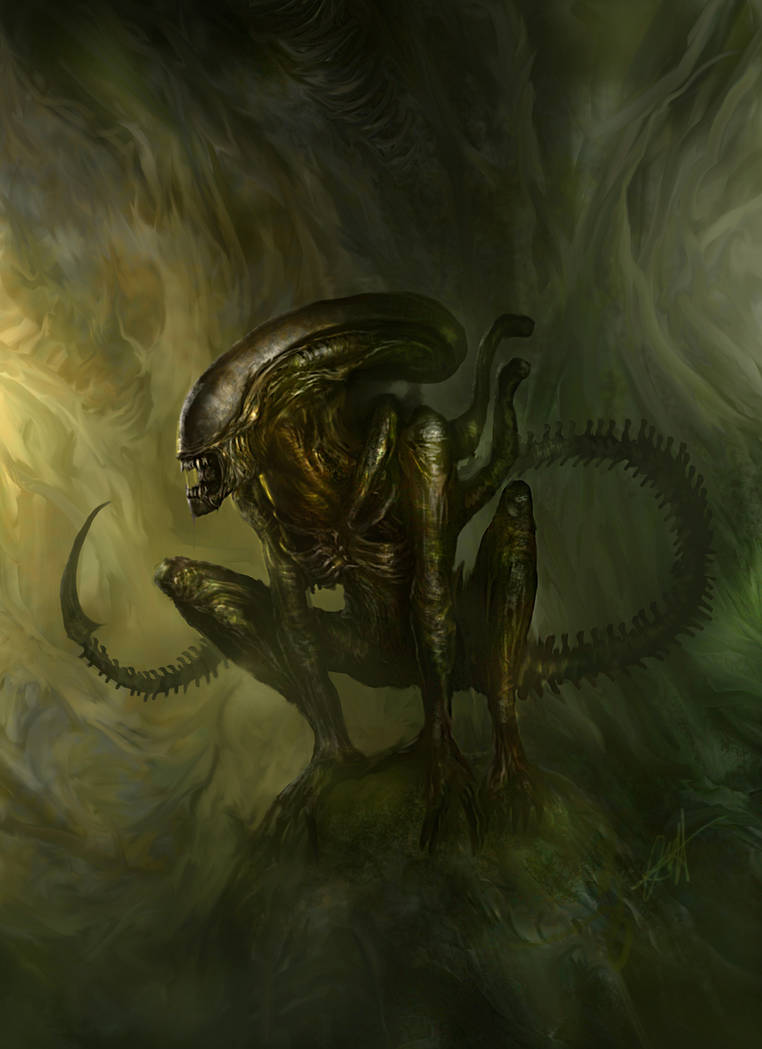 Alien speed paint by cgsbgsartstuff on DeviantArt