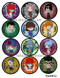 Yu Yu Hakusho Buttons