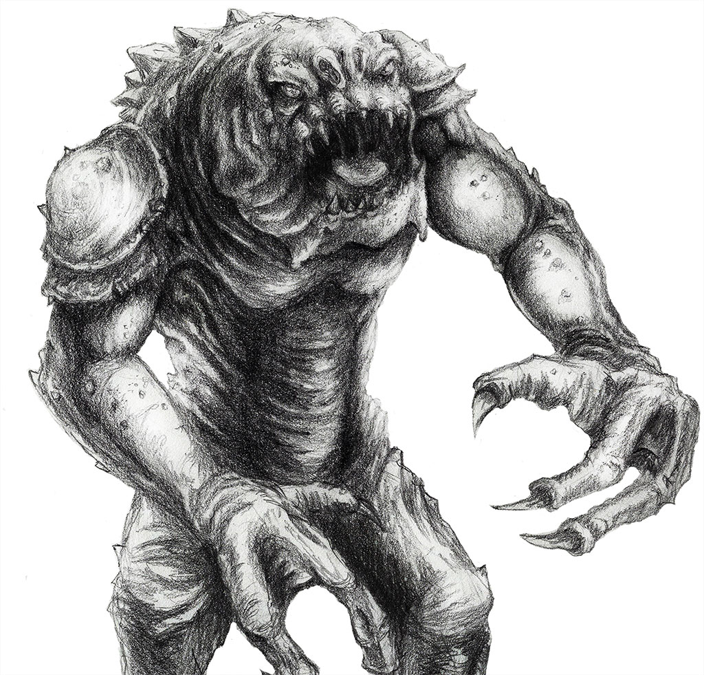 Star Wars Rancor - Pencil Drawing By Shayljoran On Deviantart