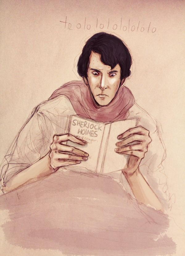 sherlock is reading sherlock