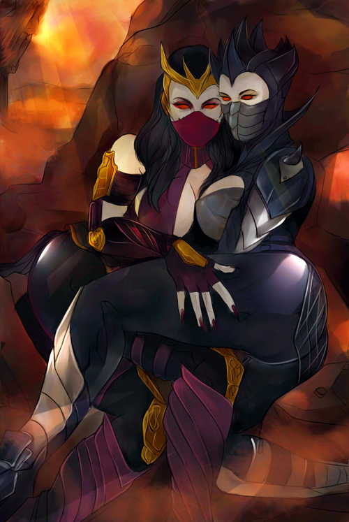 Dark Mileena and Kitana