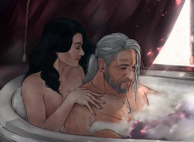 Geralt and Yennefer