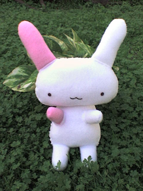 cute bunny plushie