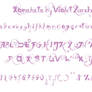 Romakata Violet's Font